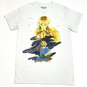 Breath Of The Wild Nintendo Zelda Link T-Shirt Men's Size Small Short Sleeve‎